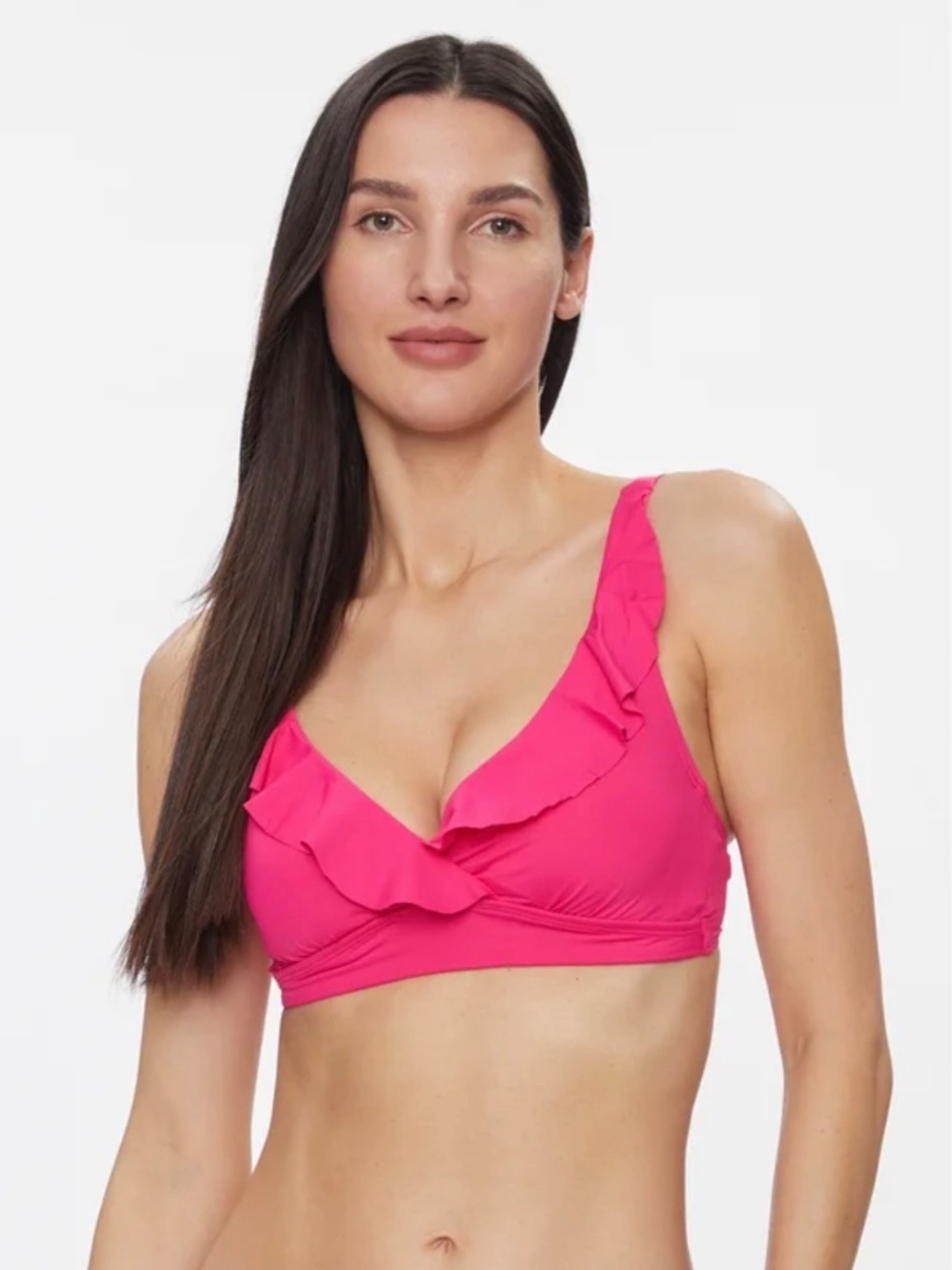 Lauren Ralph Lauren Pink Ruffle Bikini - Picture 2 of 11